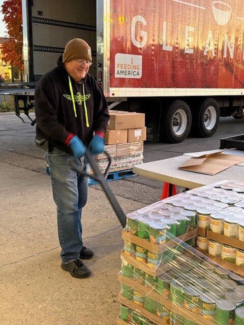 Ross McKenna working